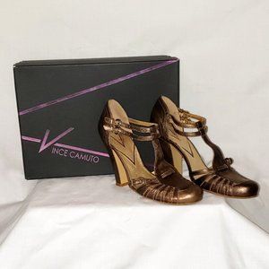 EUC Vince Camuto Damien Birdcage Heels